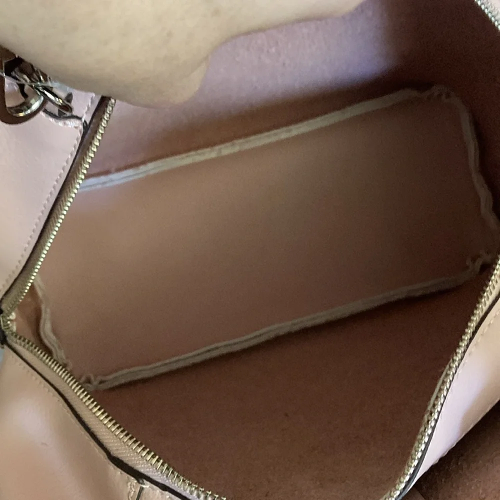 Splendid Blush Rose Leather Satchel Handbag NWT 🌹 - Picture 7 of 11